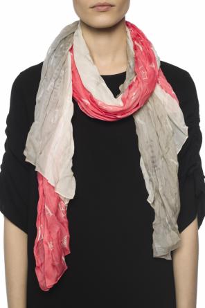 Logo-embroidered scarf, zdjęcie 2 Logo-embroidered scarf od Emporio Armani